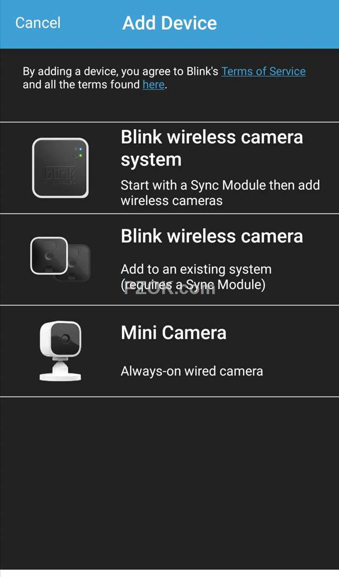 Amazon Blink Mini Camera setup - pzok.com